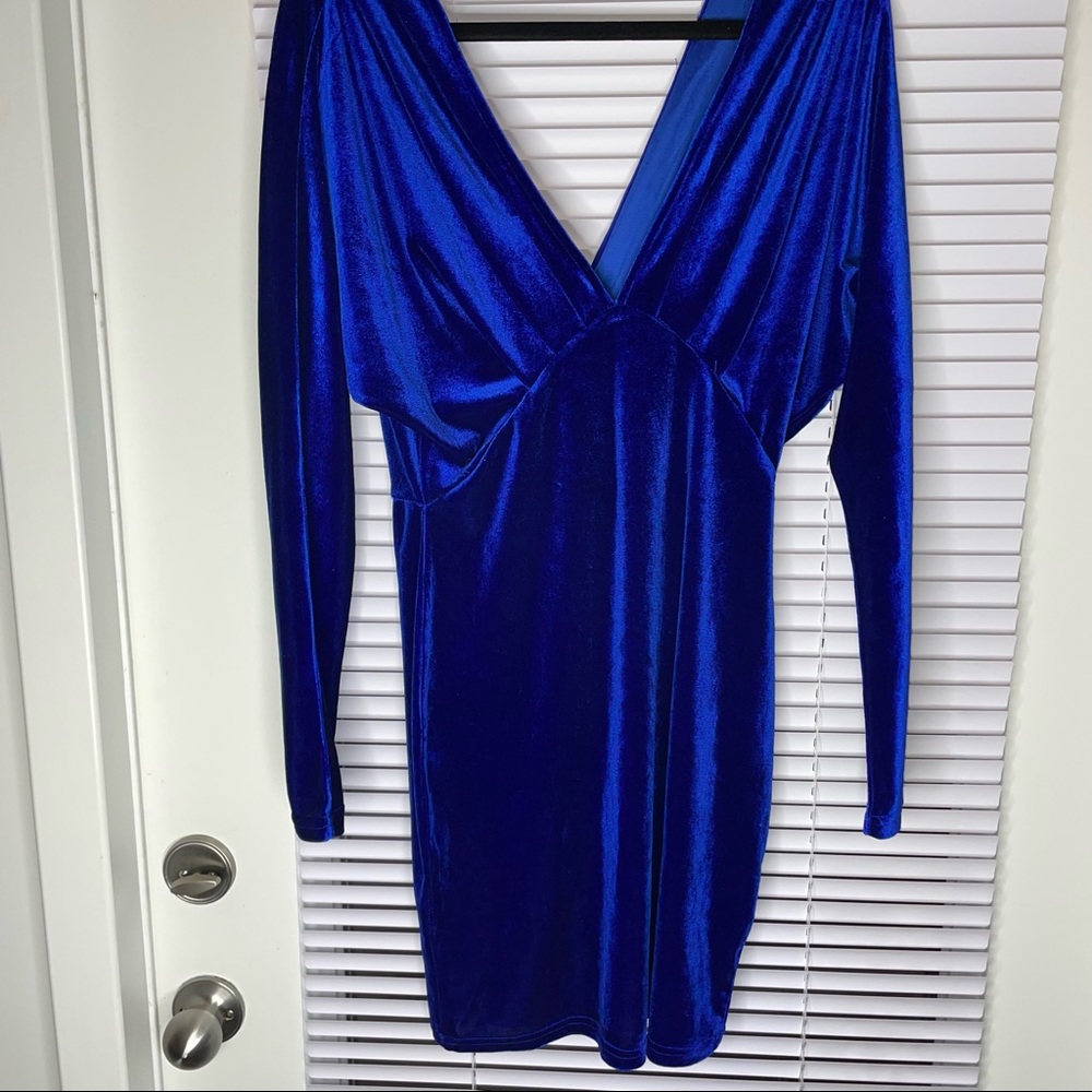 ROYAL BLUE DRESS